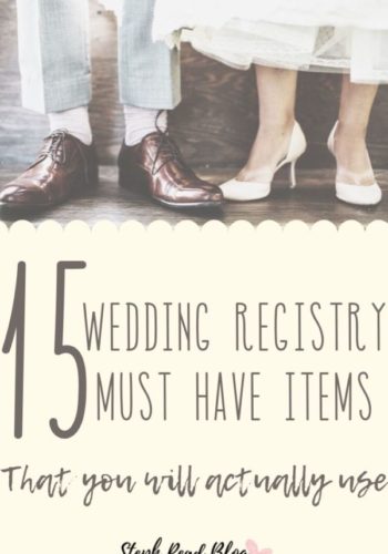 15 Wedding Registry must have items
