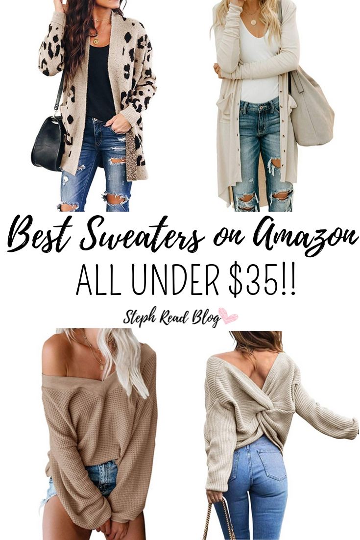 The Best Fall Sweaters on Amazon for UNDER $35 - Steph Read Blog