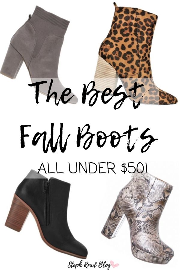The Best Fall Boots under $50