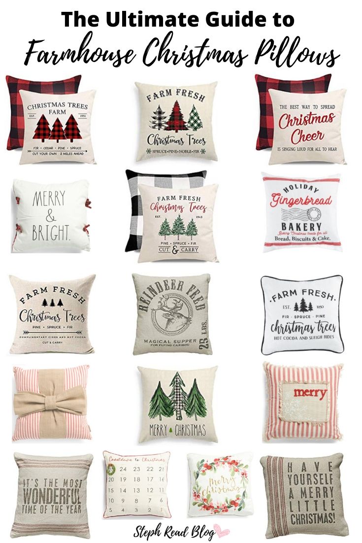 The Best Shopping Guide For  Christmas Pillows - Get The Most Bang  For Your Buck! - That Southern Spark