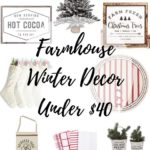 Farmhouse Winter Decor Under $40