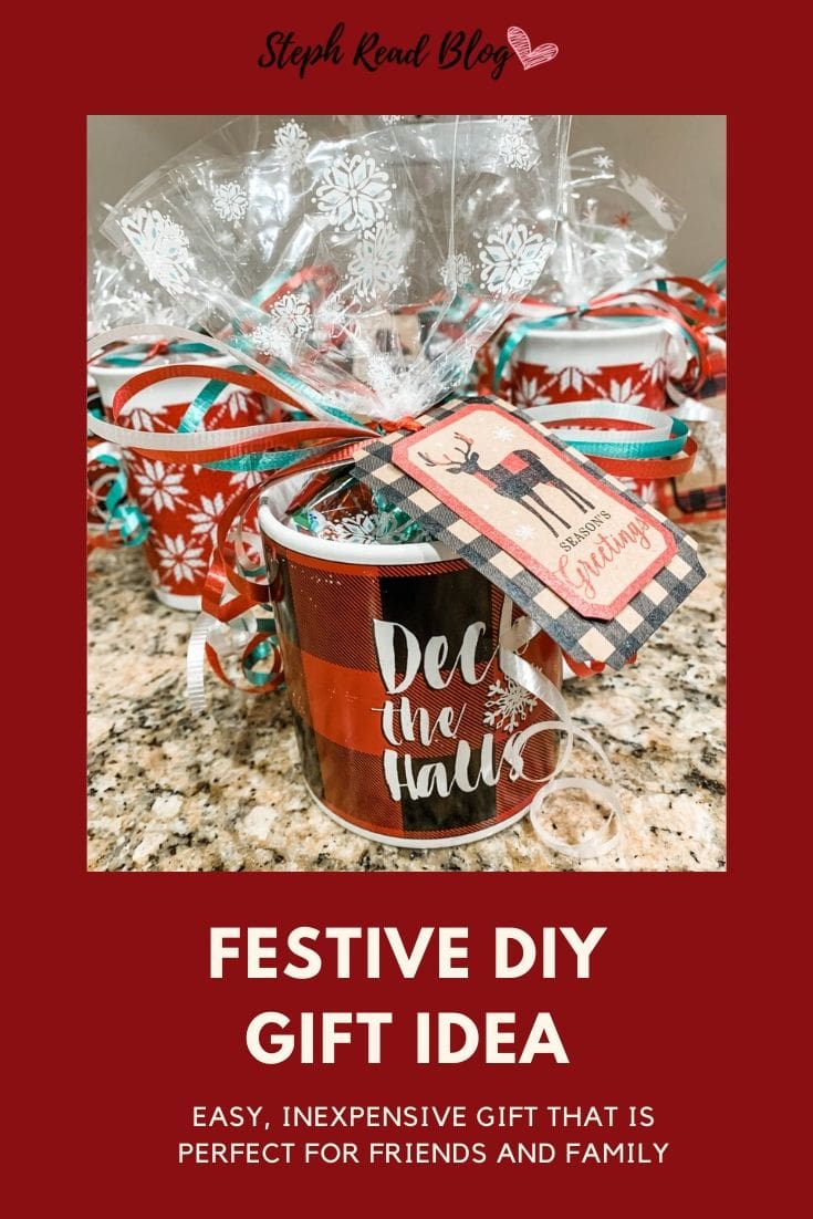 DIY festive holiday Mug Gift