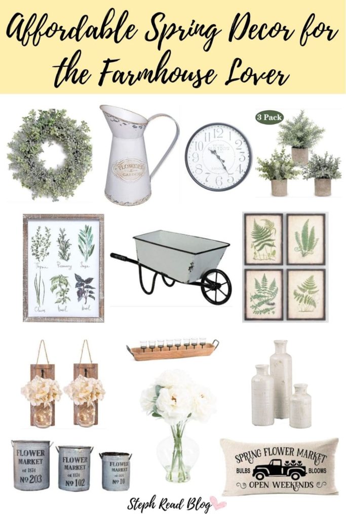 Affordable Spring Decor for the Farmhouse Lover