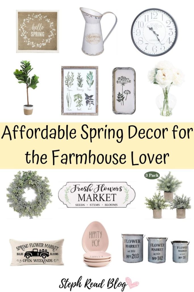 Affordable Spring Decor for the Farmhouse Lover