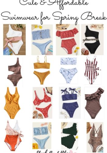Spring Break Swimwear that is Cute and Affordable