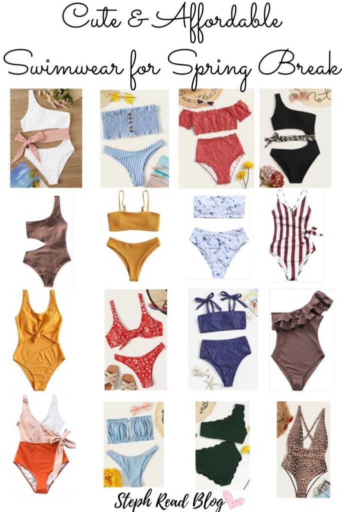 Spring Break Swimwear that is Cute and Affordable