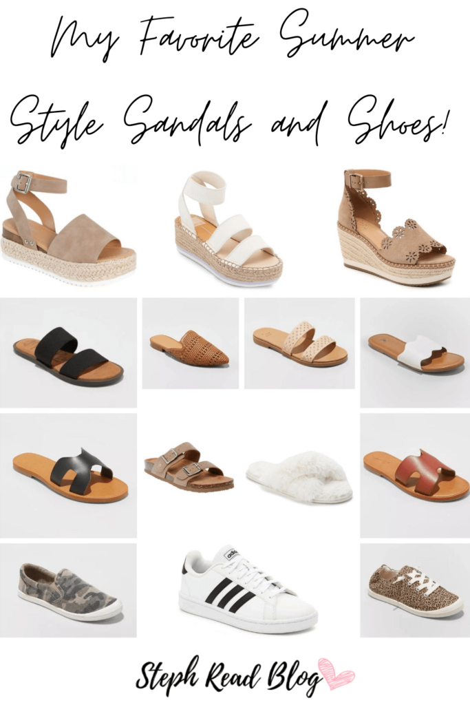 Affordable Summer Style espadrille sandals, slide sandals, slip on shoes, white shoes, fuzzy slippers, mules